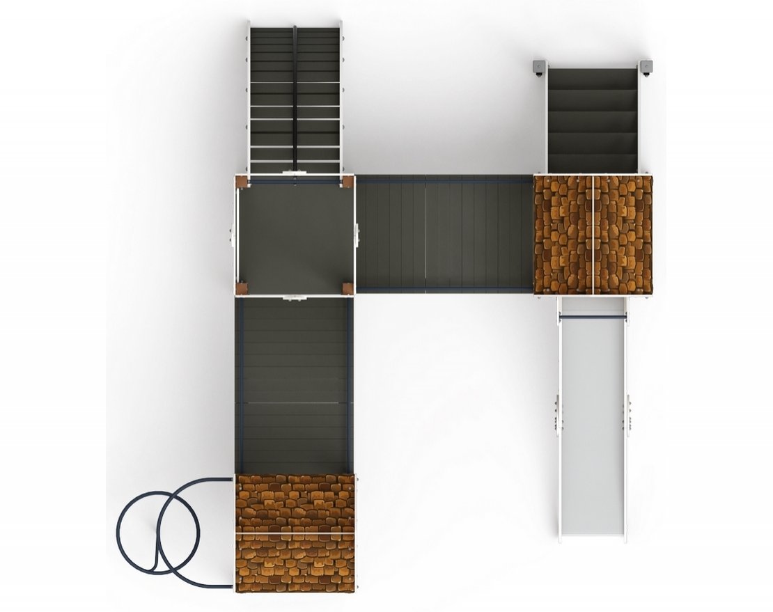 Уличный ДСК Эко-город приключений-1 - вид 4