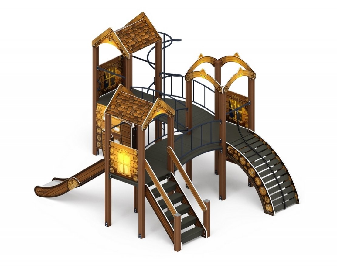 Уличный ДСК Эко-город приключений-1 - вид 3