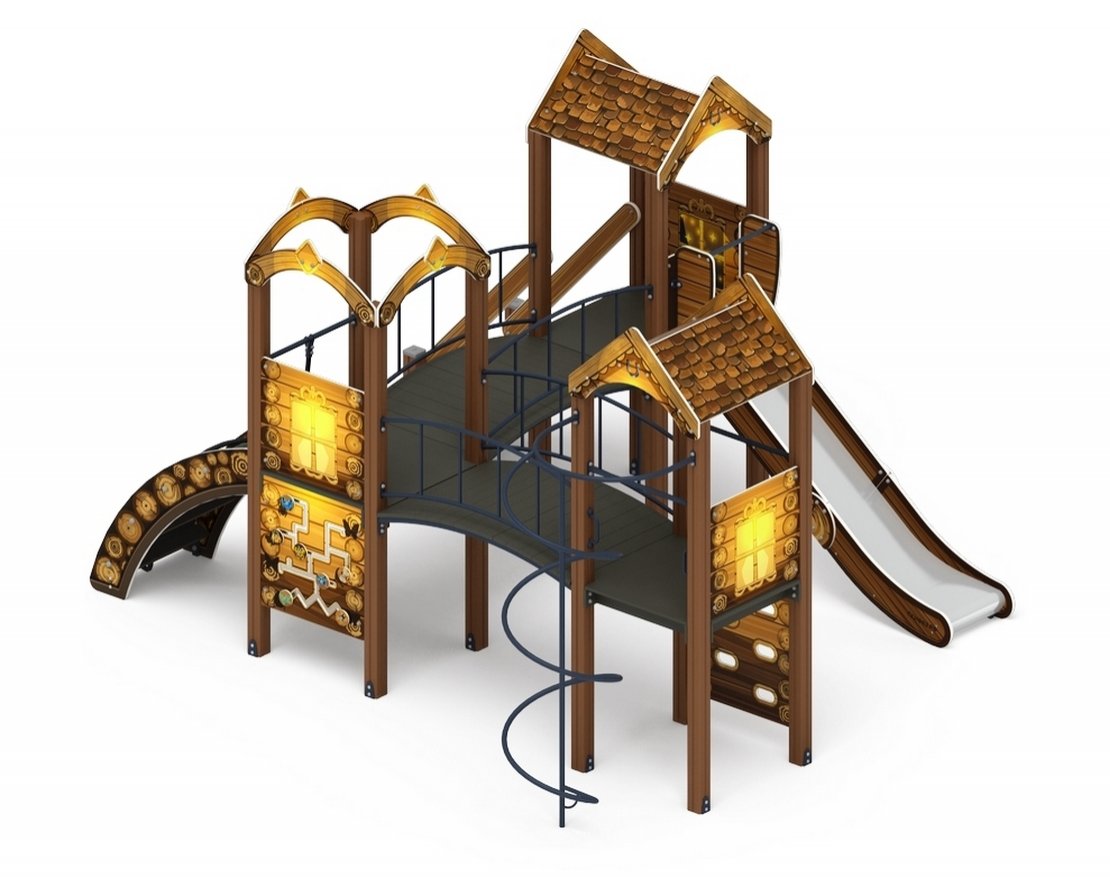 Уличный ДСК Эко-город приключений-1 - вид 1