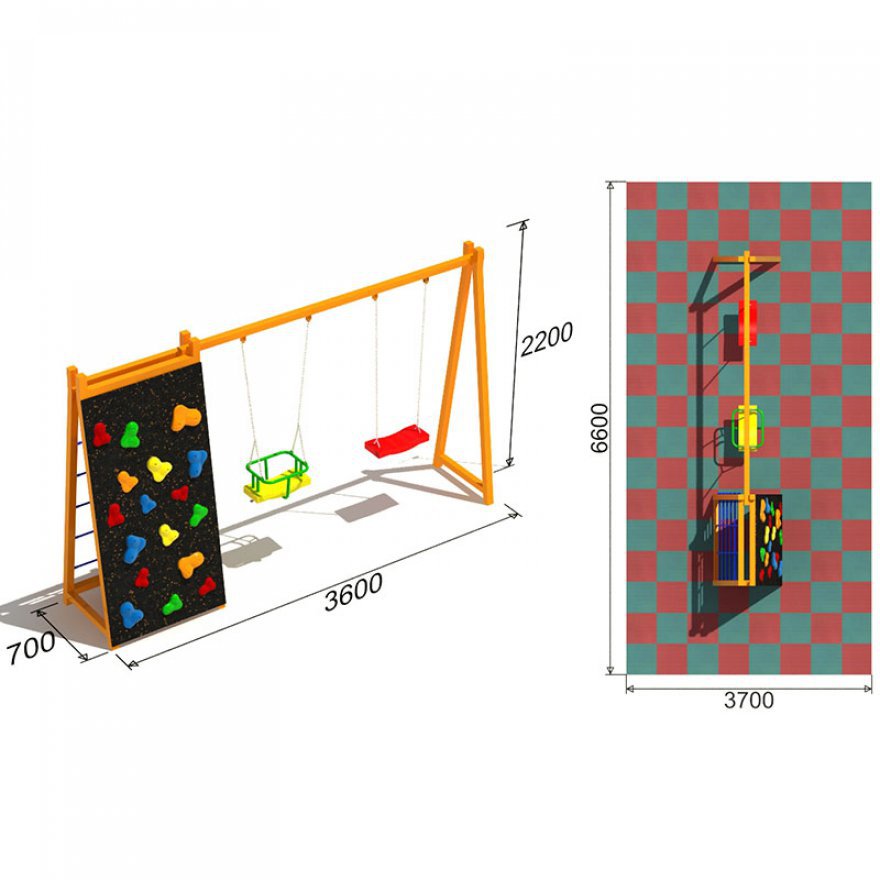 ДСК Качели Спорт 2.4 - вид 2