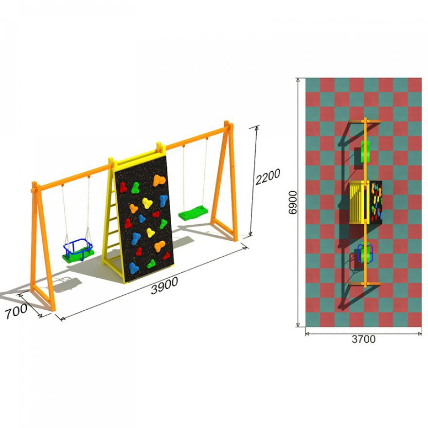 ДСК Качели Спорт 3.2 - вид 2