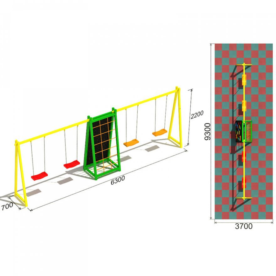 ДСК Качели Спорт 6.3 - вид 2