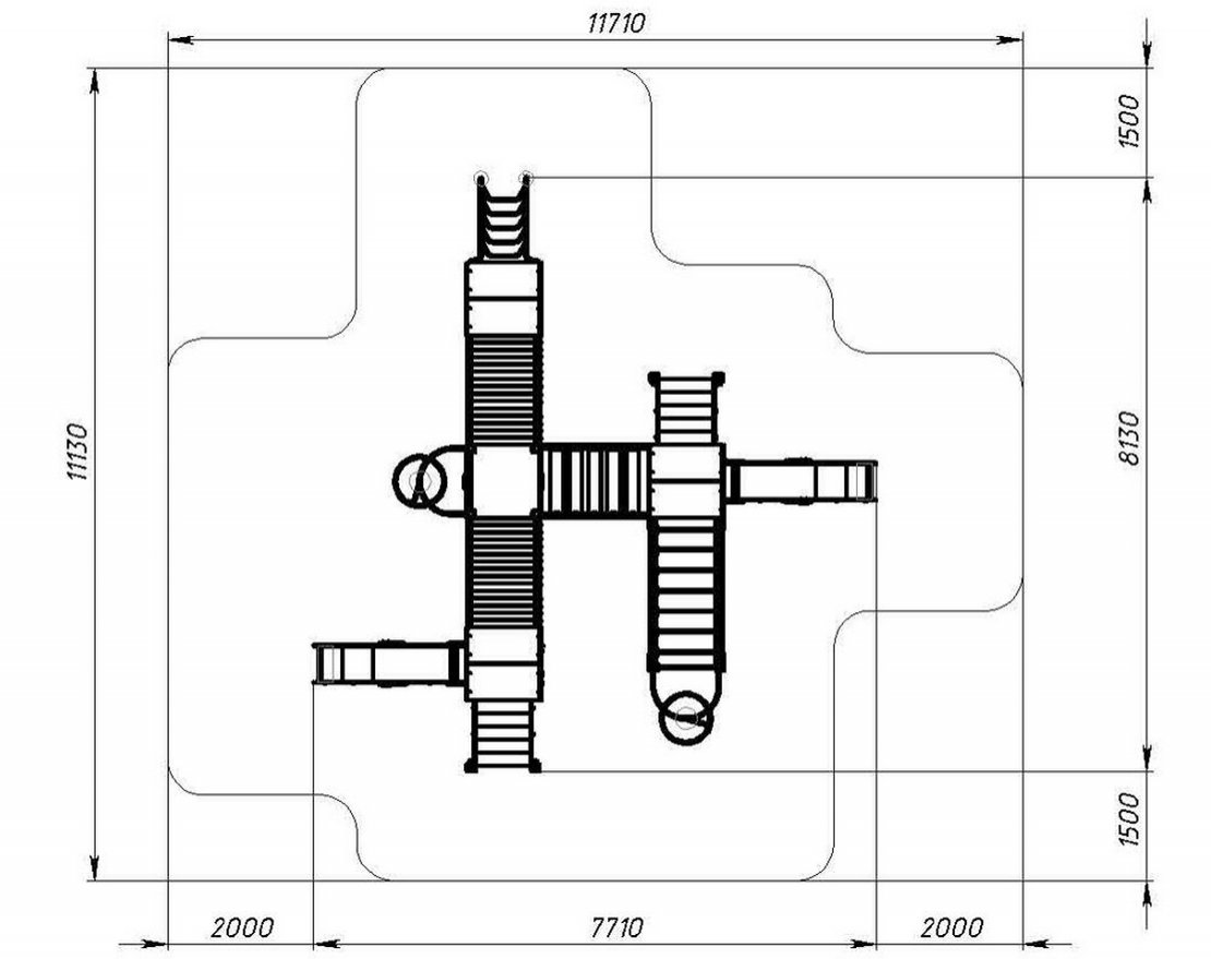 Уличный ДСК Эко-город приключений-5 - вид 5