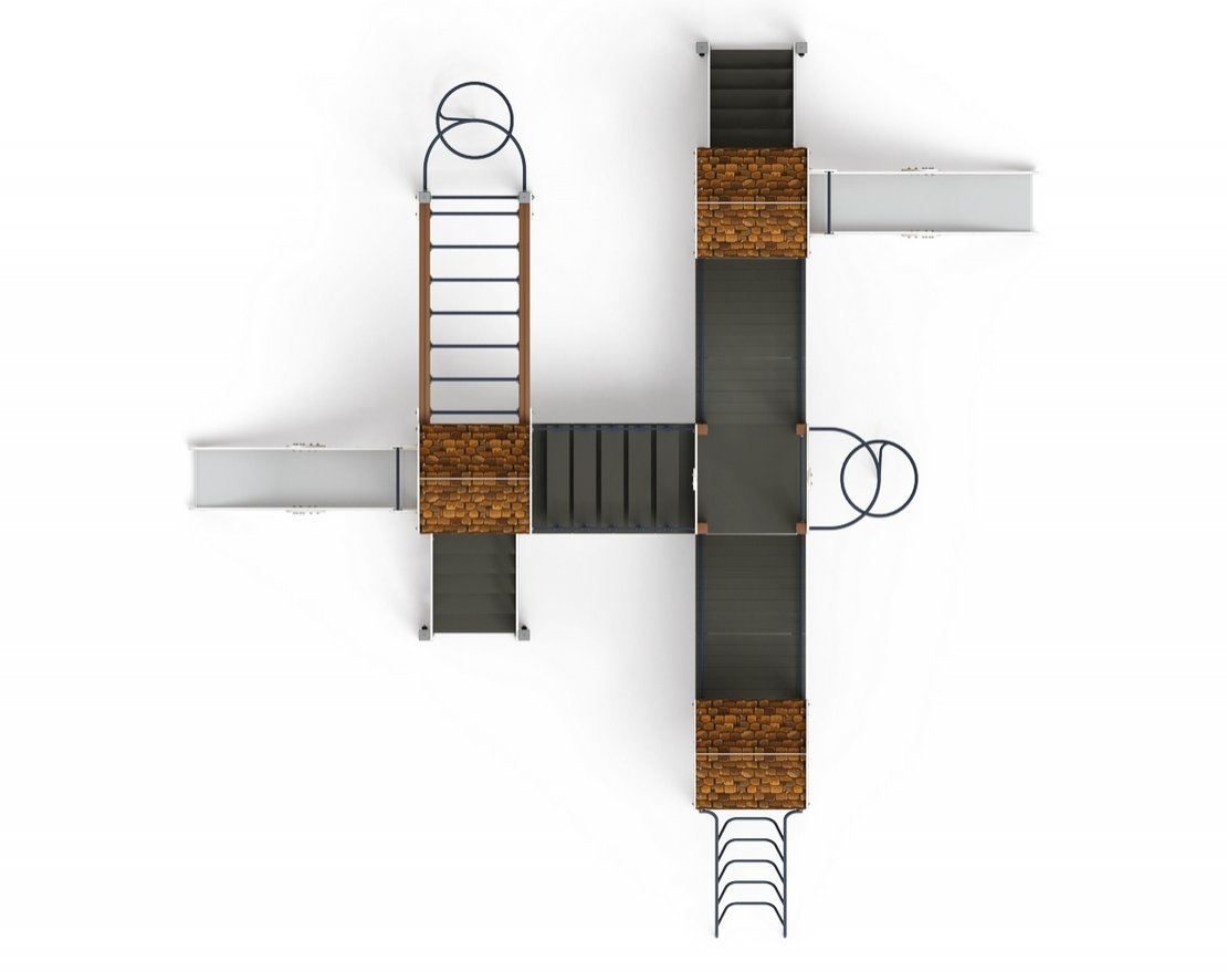 Уличный ДСК Эко-город приключений-5 - вид 4