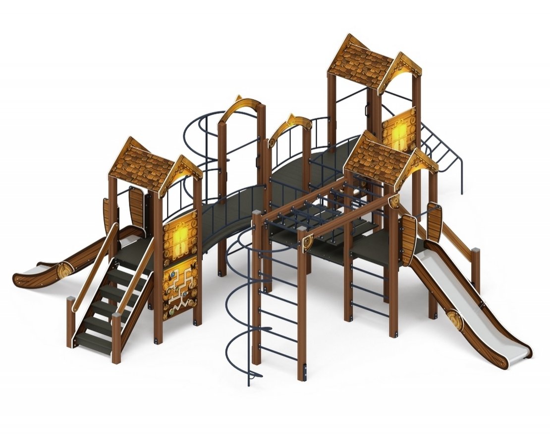 Уличный ДСК Эко-город приключений-5 - вид 1