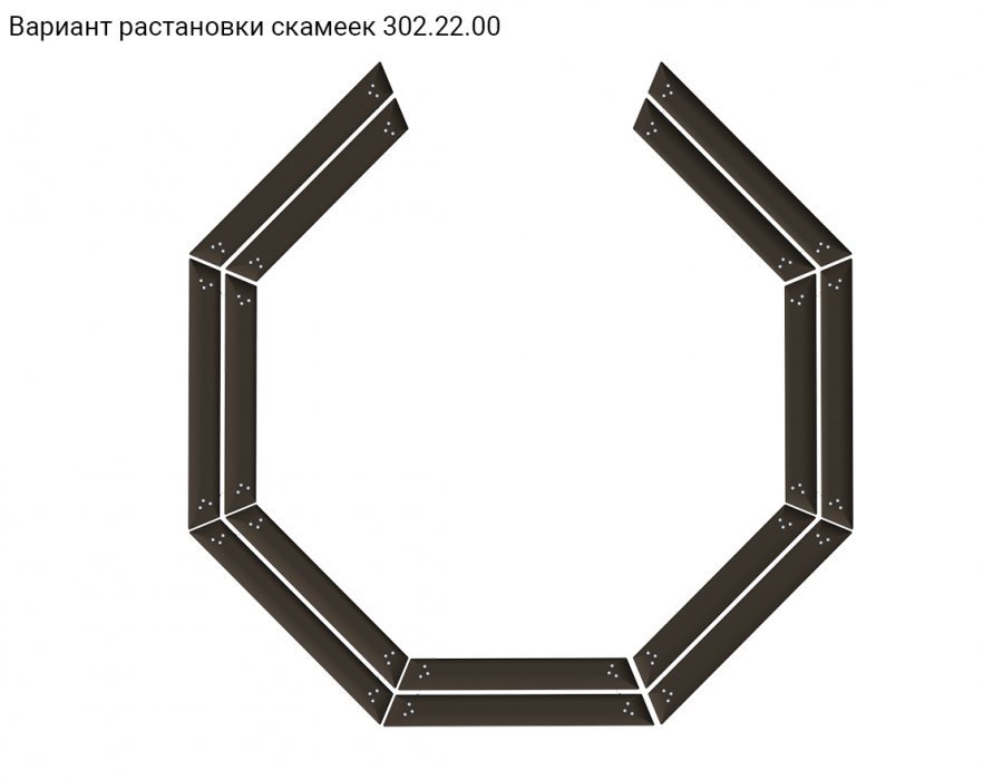 Скамья  Romana 302.22.00