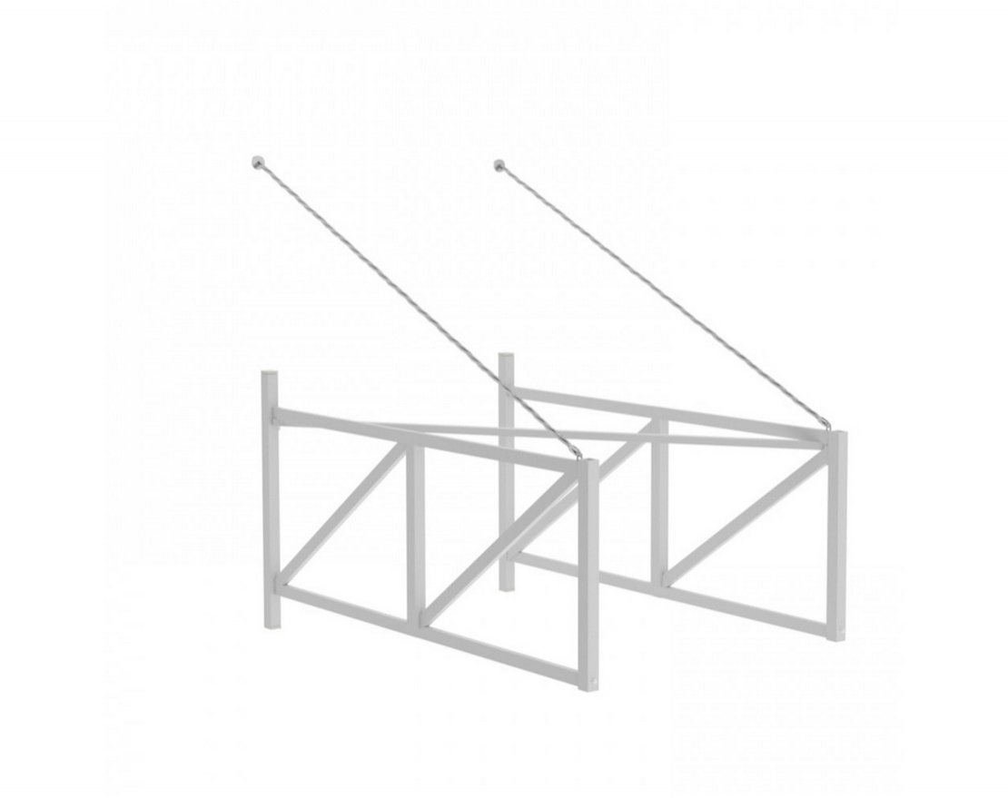 Ферма для баскетбольного игрового щита  настенная (вынос 2000) 0