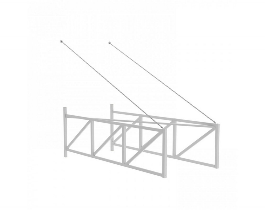 Ферма для баскетбольного игрового щита  настенная (вынос 3000) 0