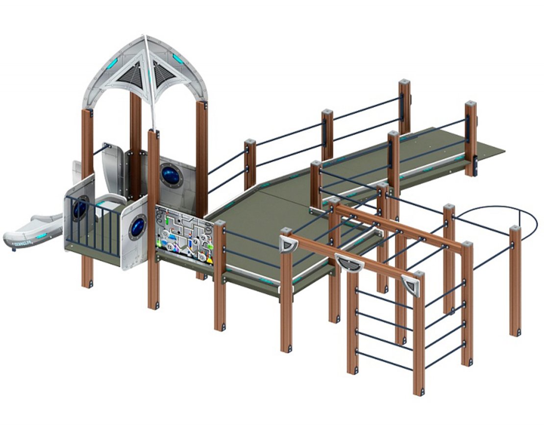 Горка Лунная база-4 h=750 - вид 2