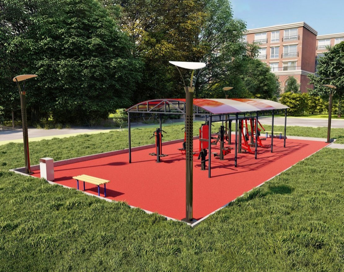 Комплект тренажеров для улицы TORUDA №3 (16x8) - вид 0