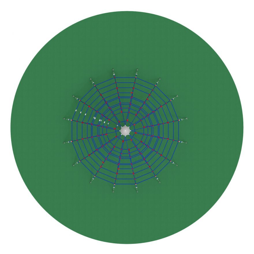 Игровая сетка Гримпи 2 (на резиновое покрытие) - вид 2