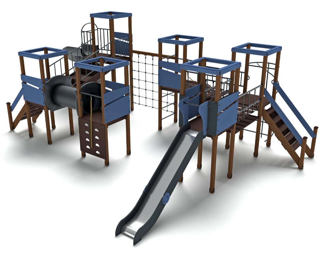 Игровой комплекс Геометрия Н-1500 и 2000 ДИО 09080 - вид 1