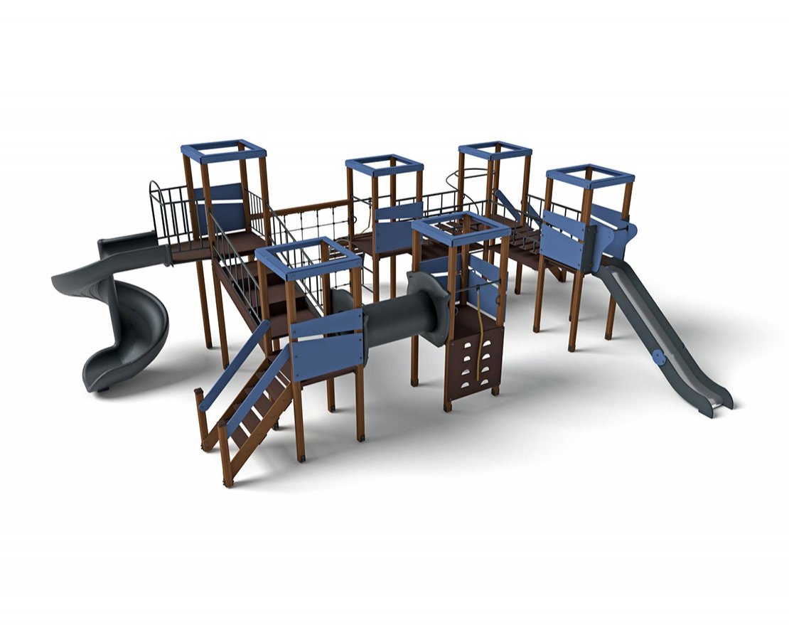 Игровой комплекс Геометрия Н-1500 и 2000 ДИО 09080 - вид 0