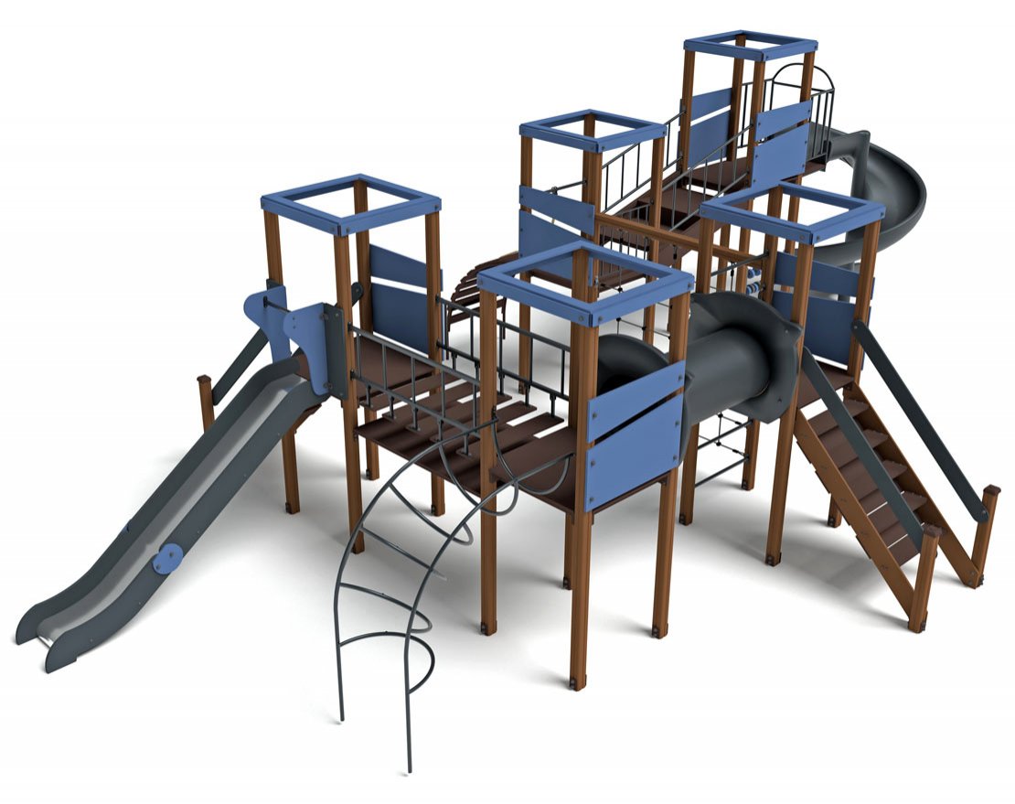 Игровой комплекс Геометрия Н-1500 и Н-2000 ДИО 09070 - вид 1