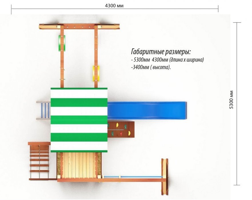 Игровая площадка Савушка 15