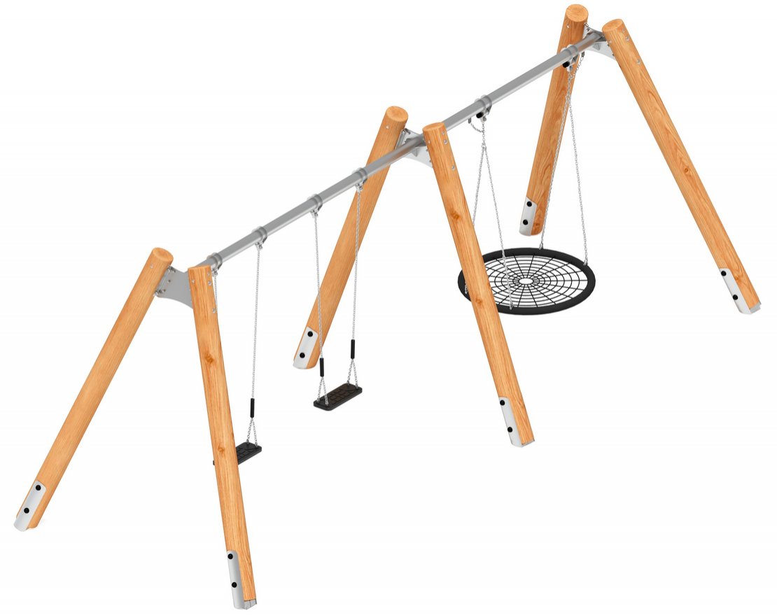 Качели Единство (лиственница) 4 - вид 0
