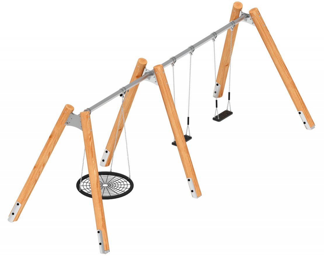 Качели Единство (лиственница) 4 - вид 2