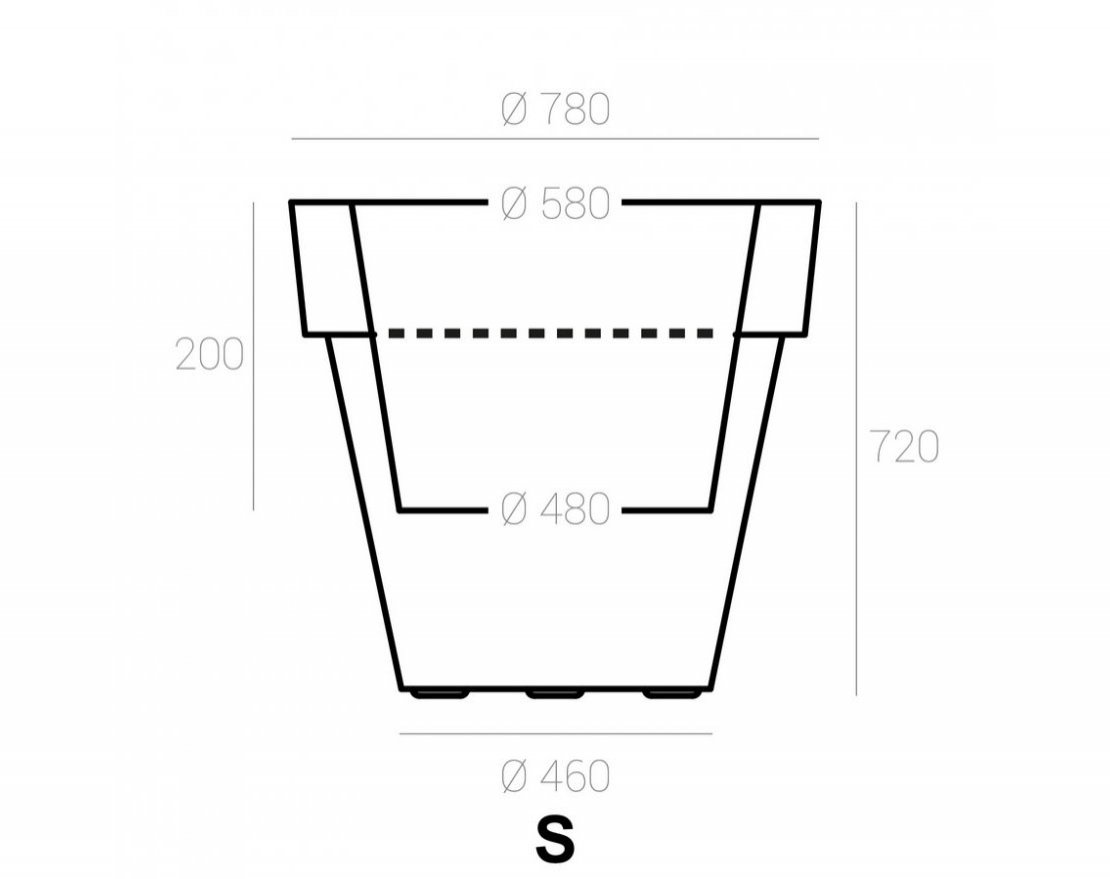 Кашпо Boach S-M - вид 3