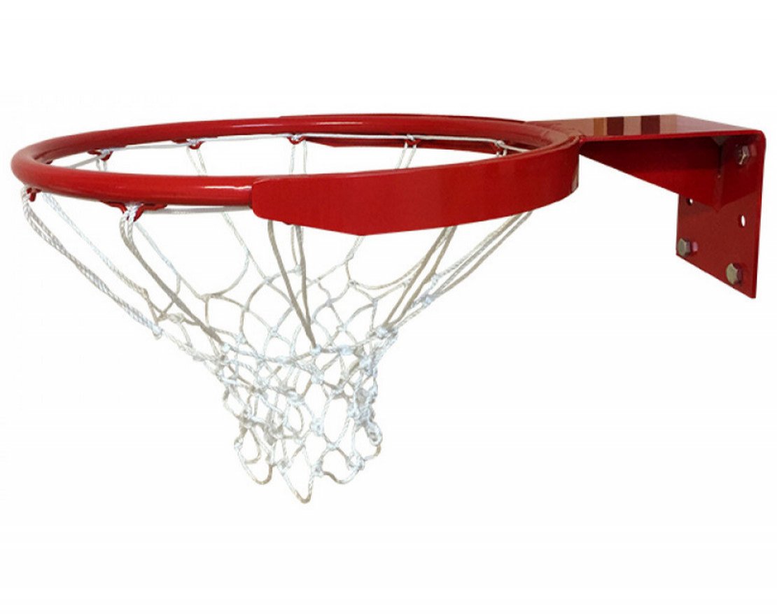 Кольцо для баскетбола №7 СТАНДАРТ усиленное, цвет Красный - вид 0