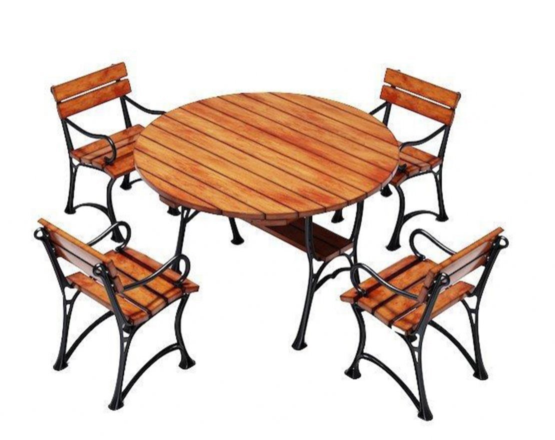 Комплект чугунный круглый Плиено 3 - вид 0