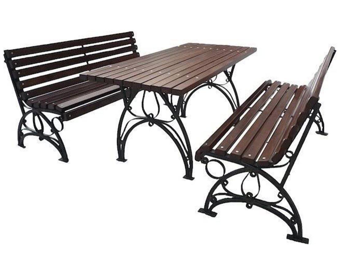 Комплект мебели  стальной Флора