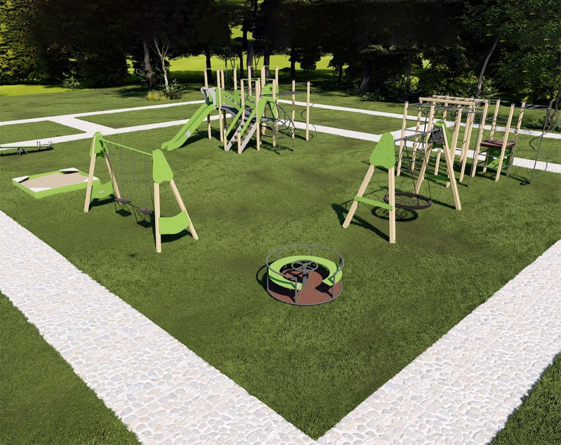 Комплект для улицы TORUDA Геометрия Премиум - вид 0