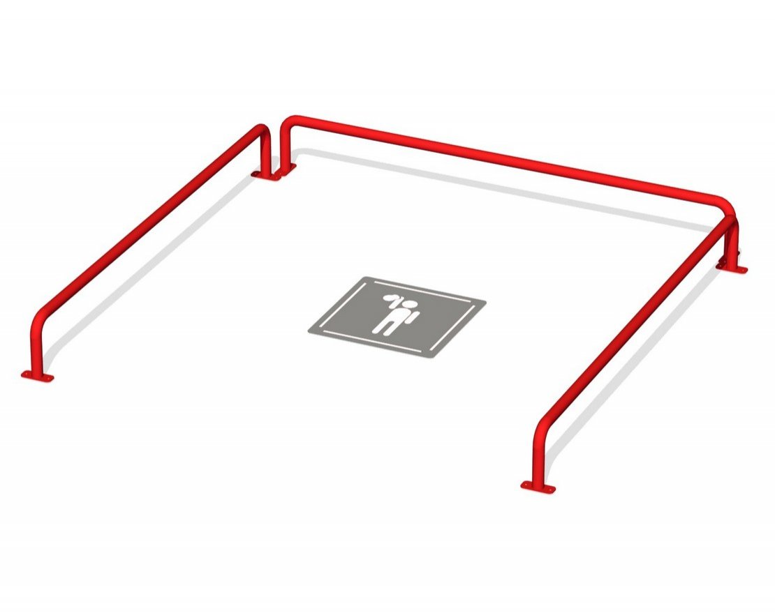 Уличный комплекс для выполнения испытания Рывковый старт - вид 0