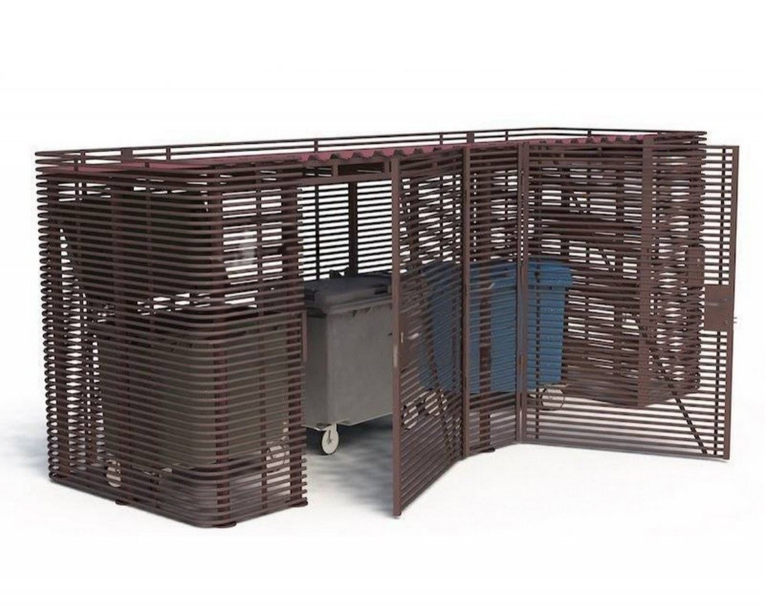 Контейнерная площадка для ТБО Долио 3 (2.8 м) - вид 1