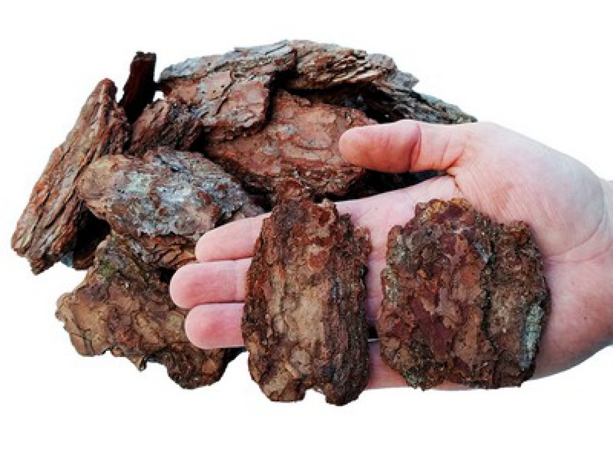 Кора сосны крупная 5-10 см - вид 2