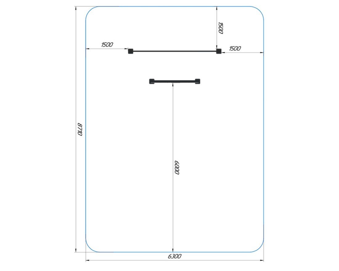 Мишень на стойках Клетчатый ориентир - вид 2