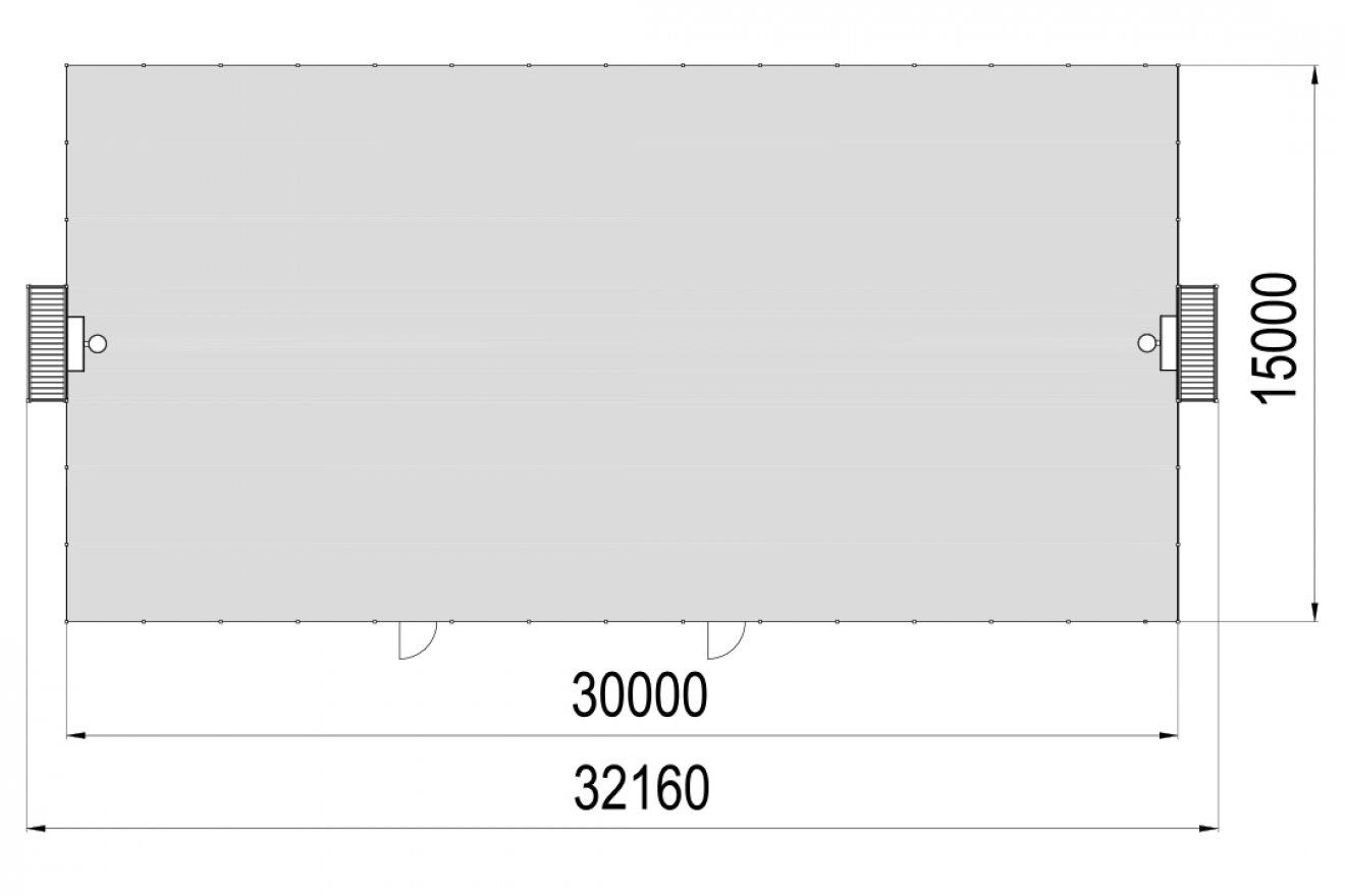 Универсальная спортивная площадка УСП-1.1 / 30х15 м