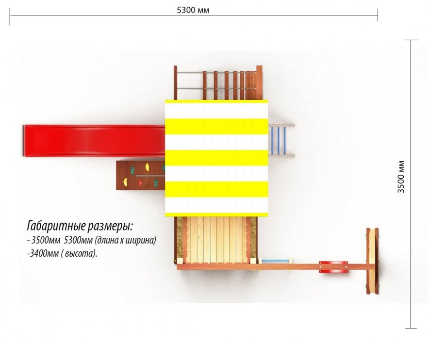 Детский игровой комплекс Савушка 14
