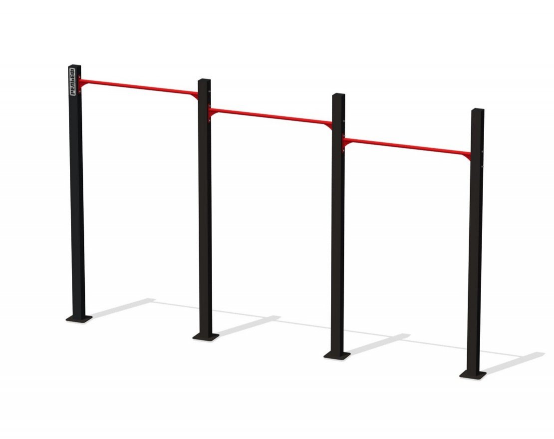 Уличные перекладины стационарные разноуровневые Каскад силы - вид 0