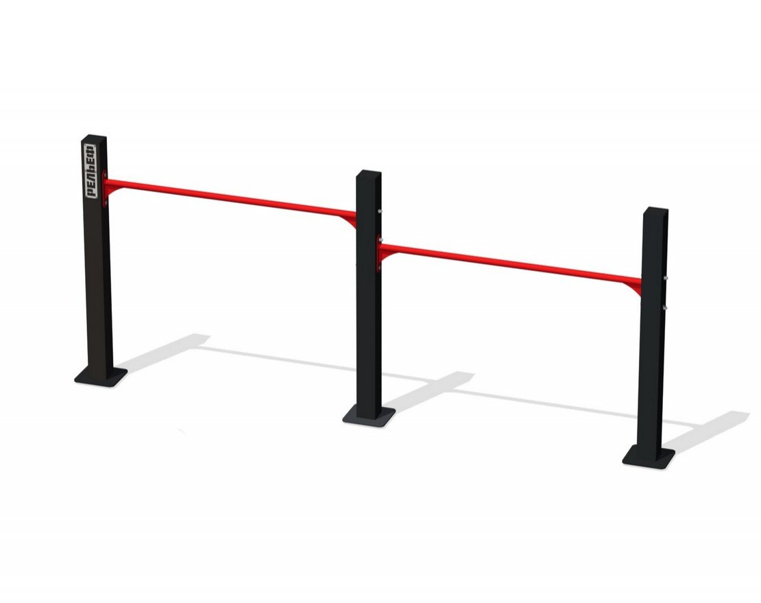 Уличные перекладины стационарные разноуровневые Горизонталь силы - вид 0