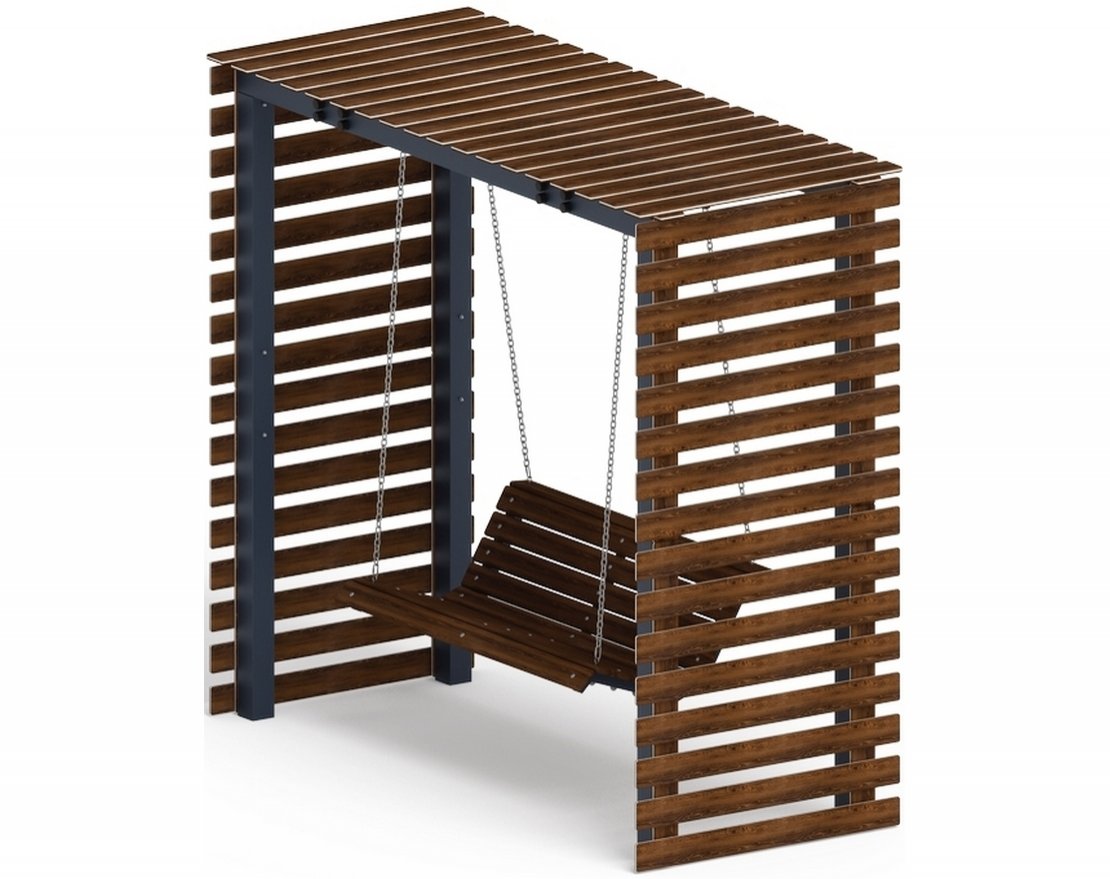 Пергола с диваном Гармония уюта-6 (без поликарбоната) - вид 0