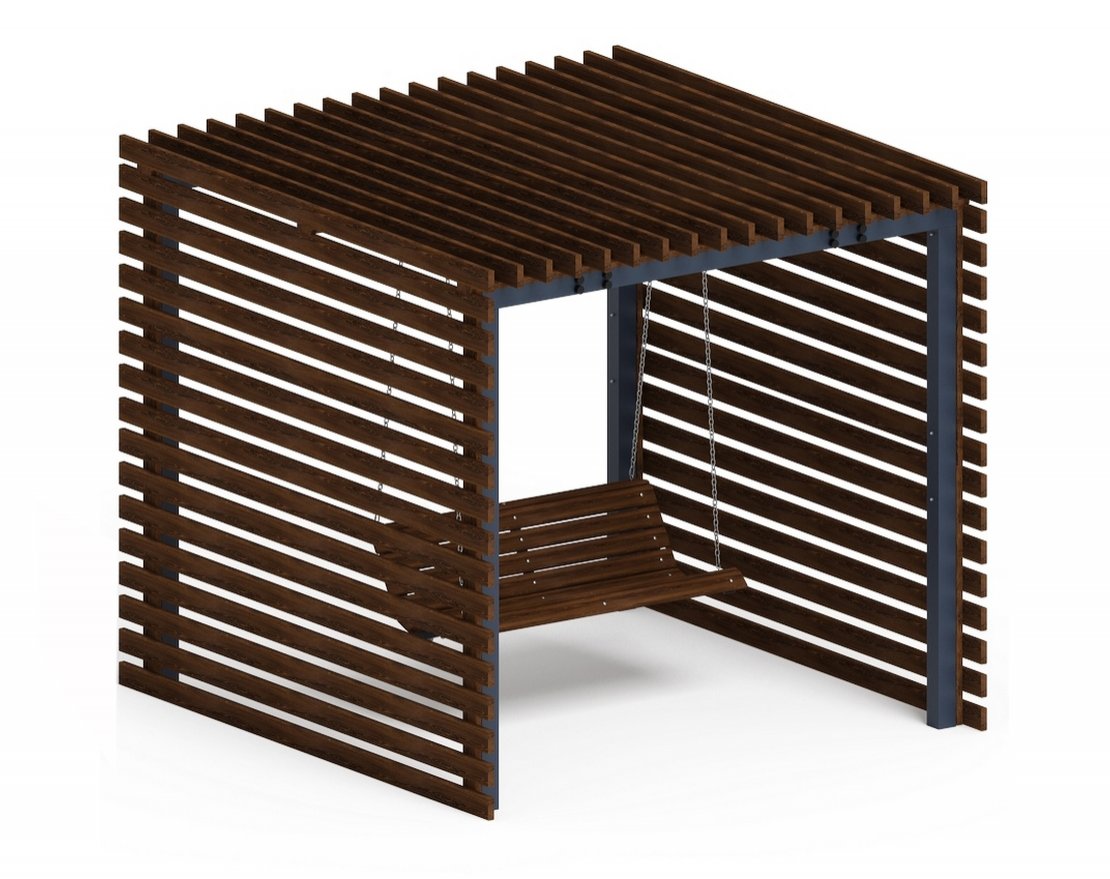 Пергола Хэнди с диваном (без поликарбоната) - вид 0