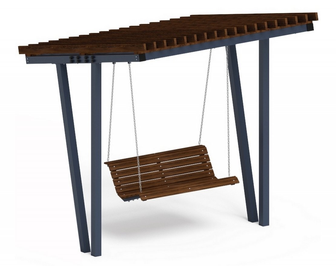 Пергола Дилайт с диваном (без поликарбоната) - вид 0