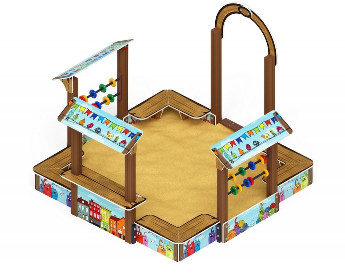 Песочный дворик Золотая пустошь-3 - вид 0