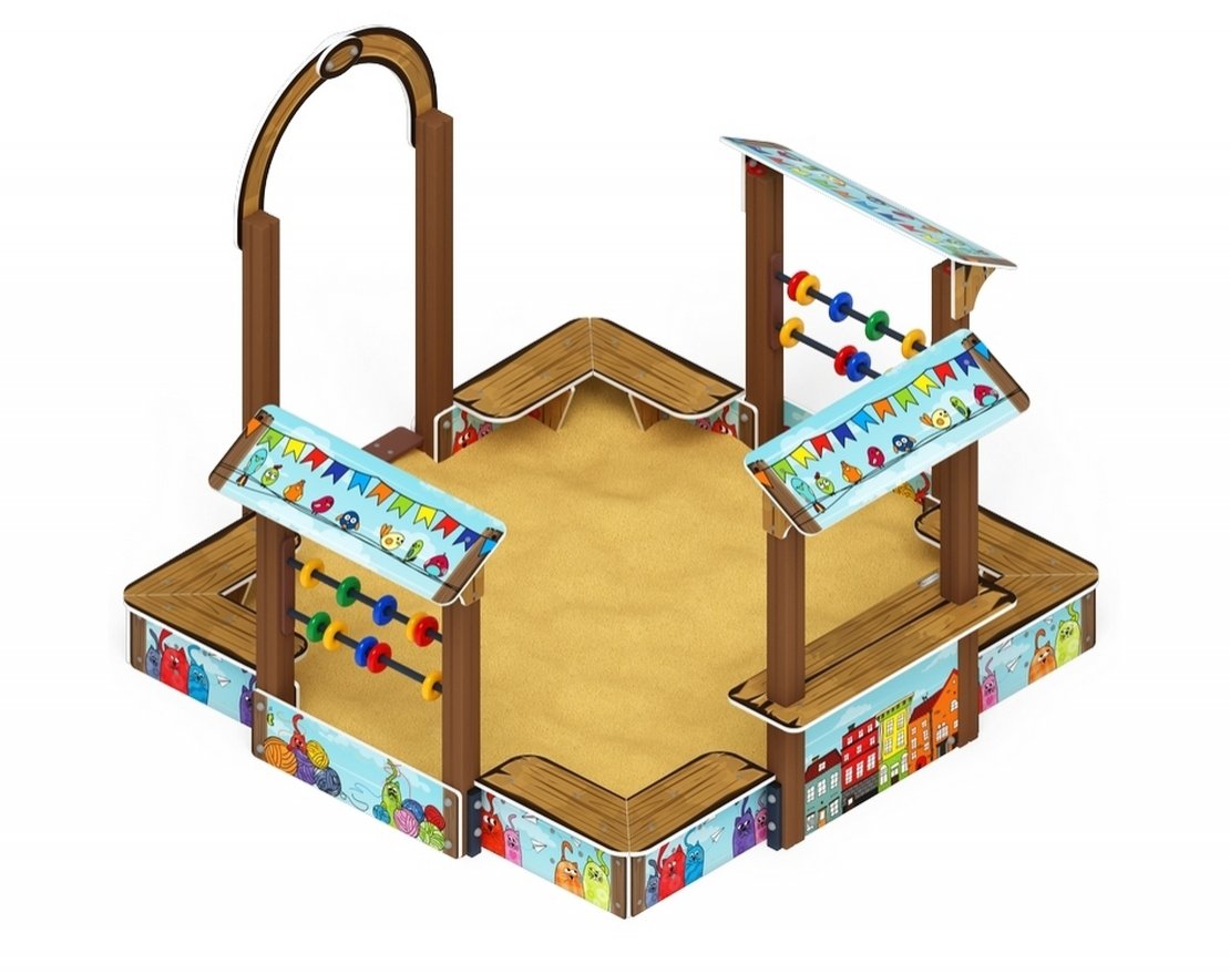 Песочный дворик Золотая пустошь-3 - вид 1