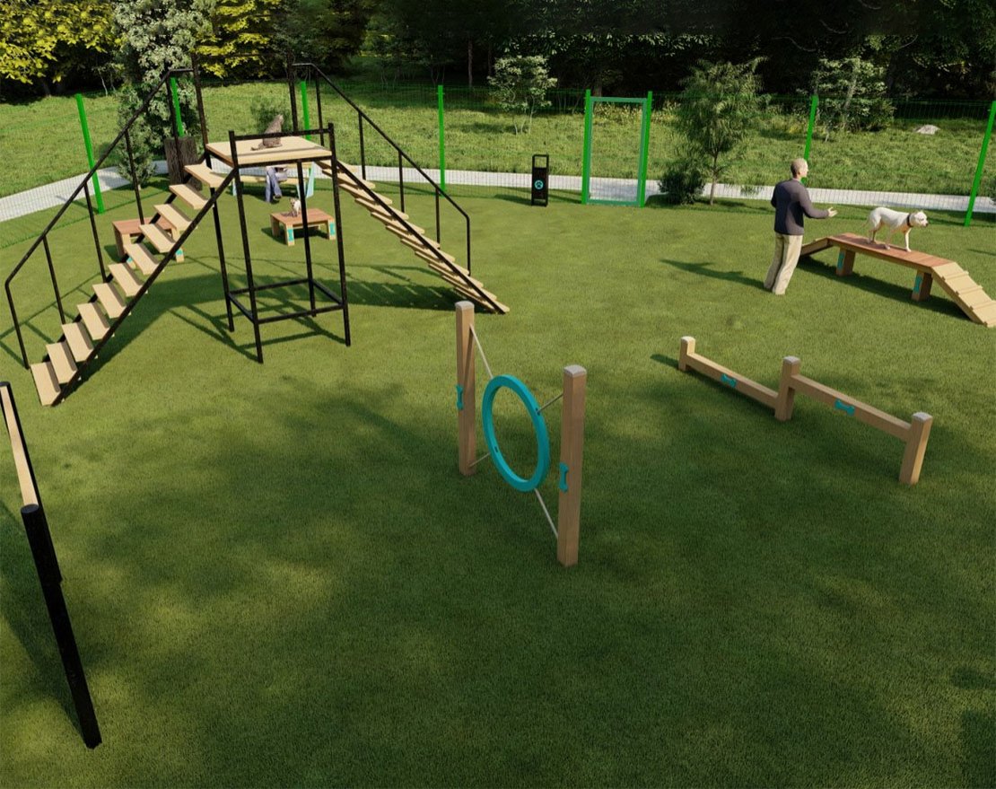 Площадка для выгула собак TORUDA №1 (15х15) - вид 8