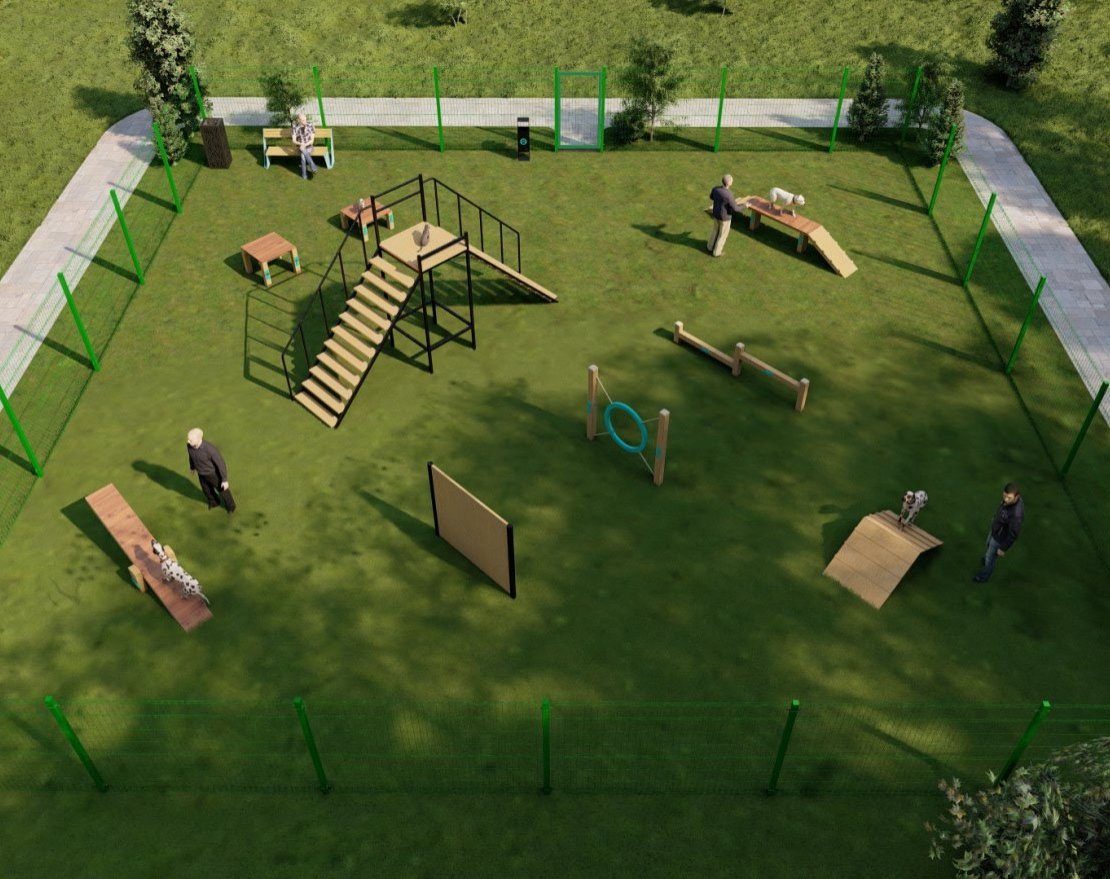 Площадка для выгула собак TORUDA №1 (15х15) - вид 9