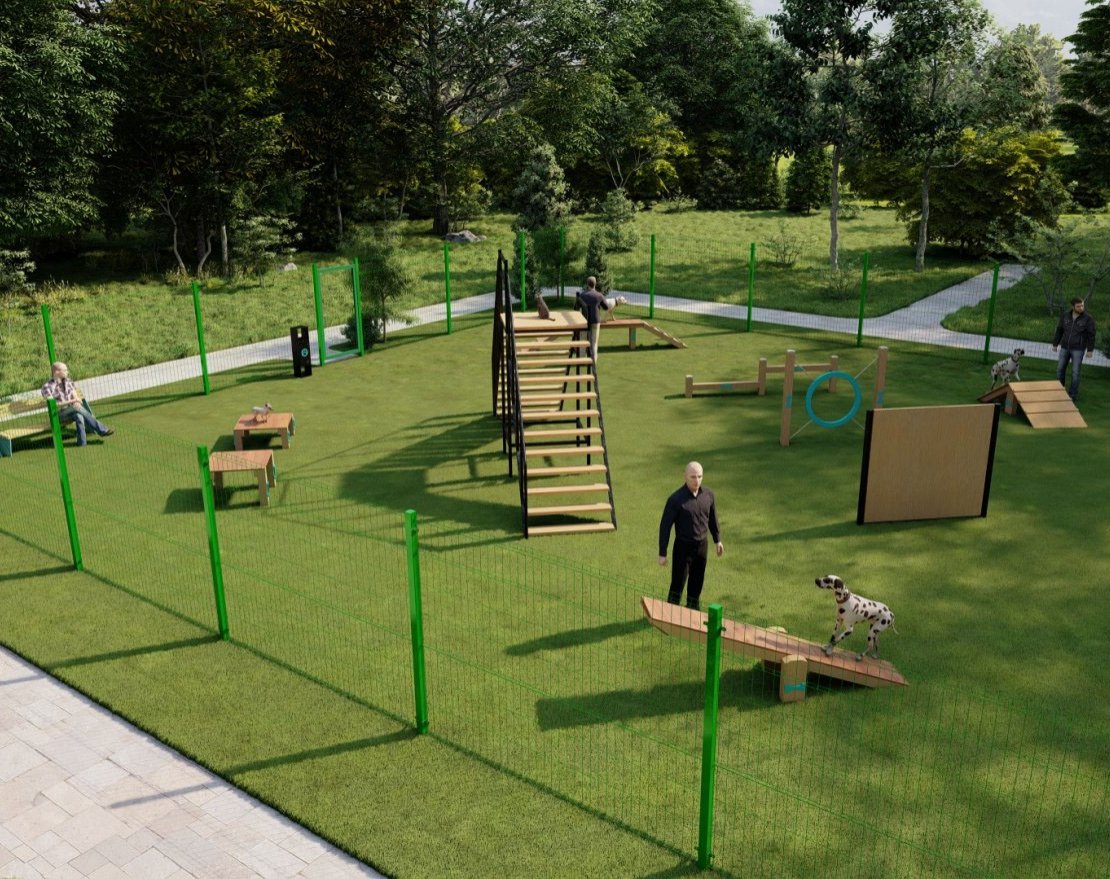 Площадка для выгула собак TORUDA №1 (15х15) - вид 3