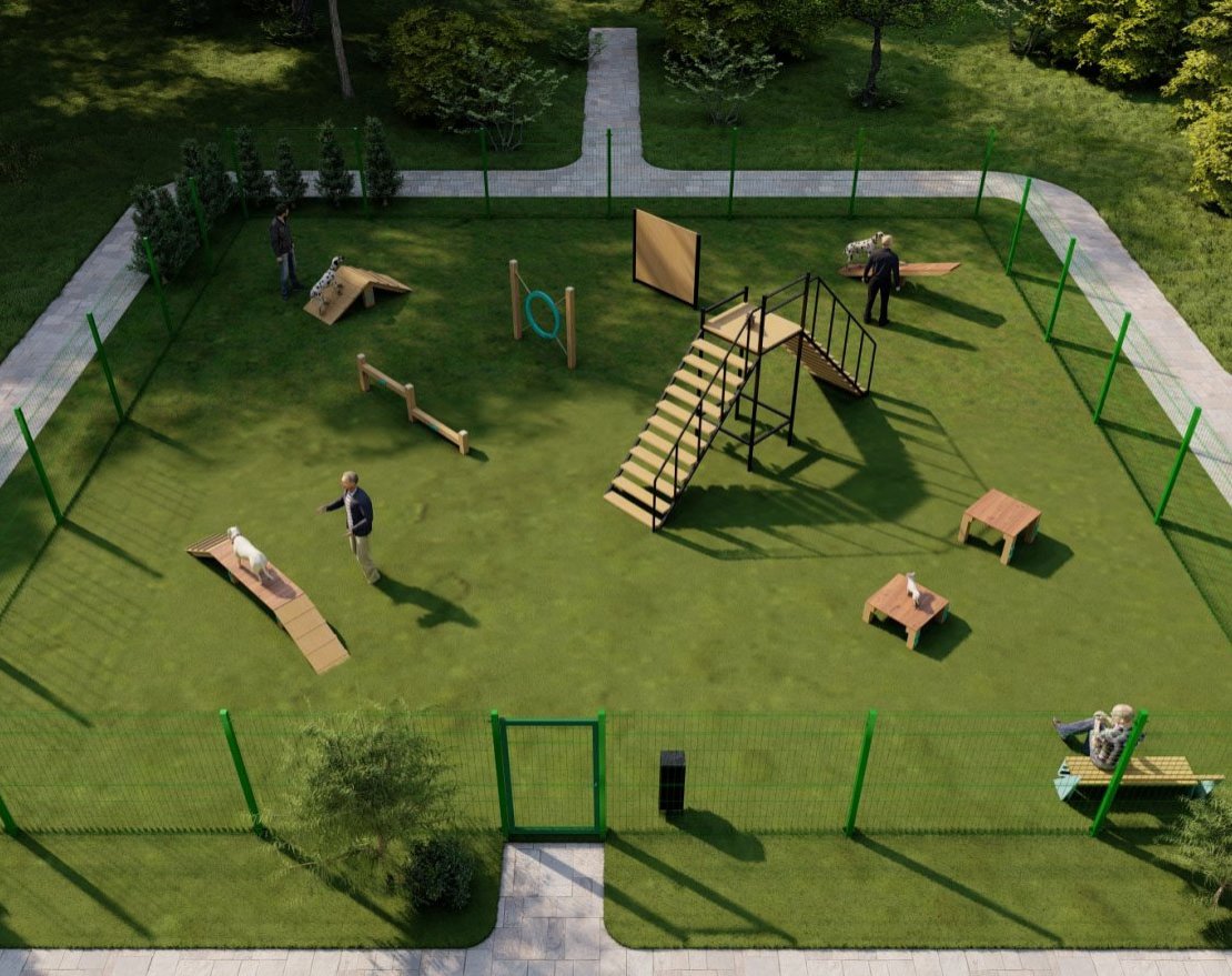 Площадка для выгула собак TORUDA №1 (15х15) - вид 10