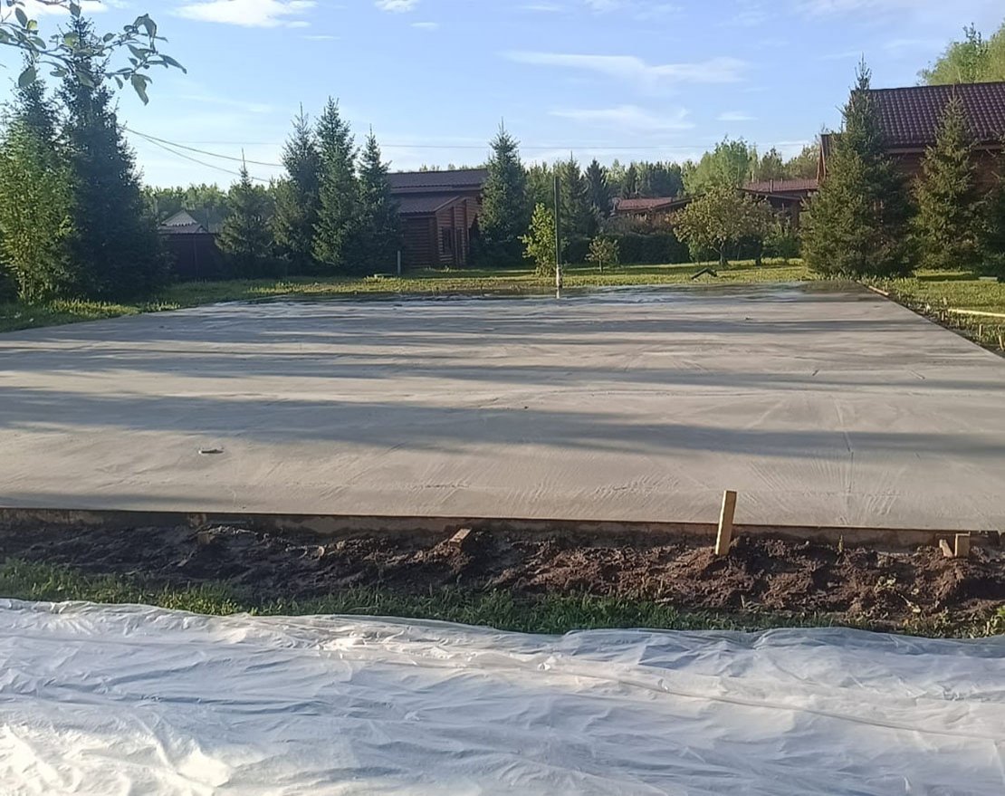 Подготовка твёрдого бетонного основания - вид 9