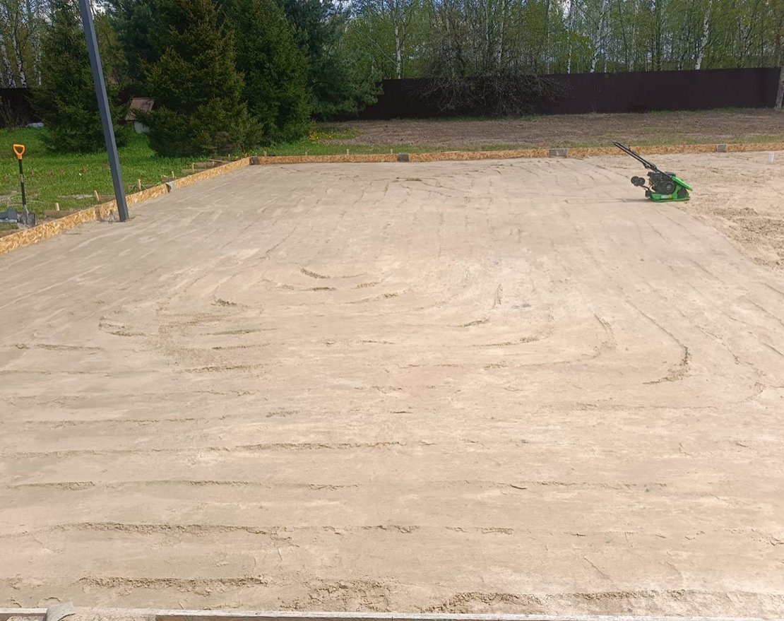 Подготовка твёрдого бетонного основания - вид 7