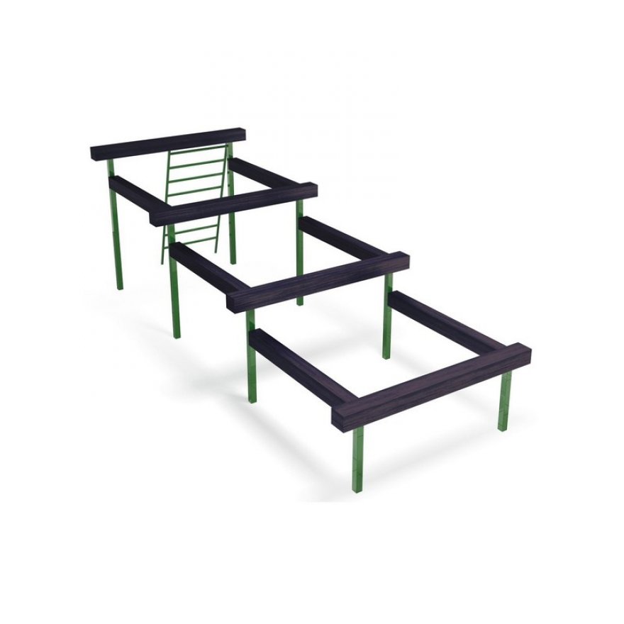 Полоса препятствий  Разрушенная лестница