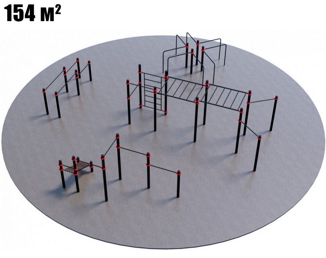 Оборудование для воркаута для Воркаут и ГТО 2-2 (Ø14 м) - вид 0