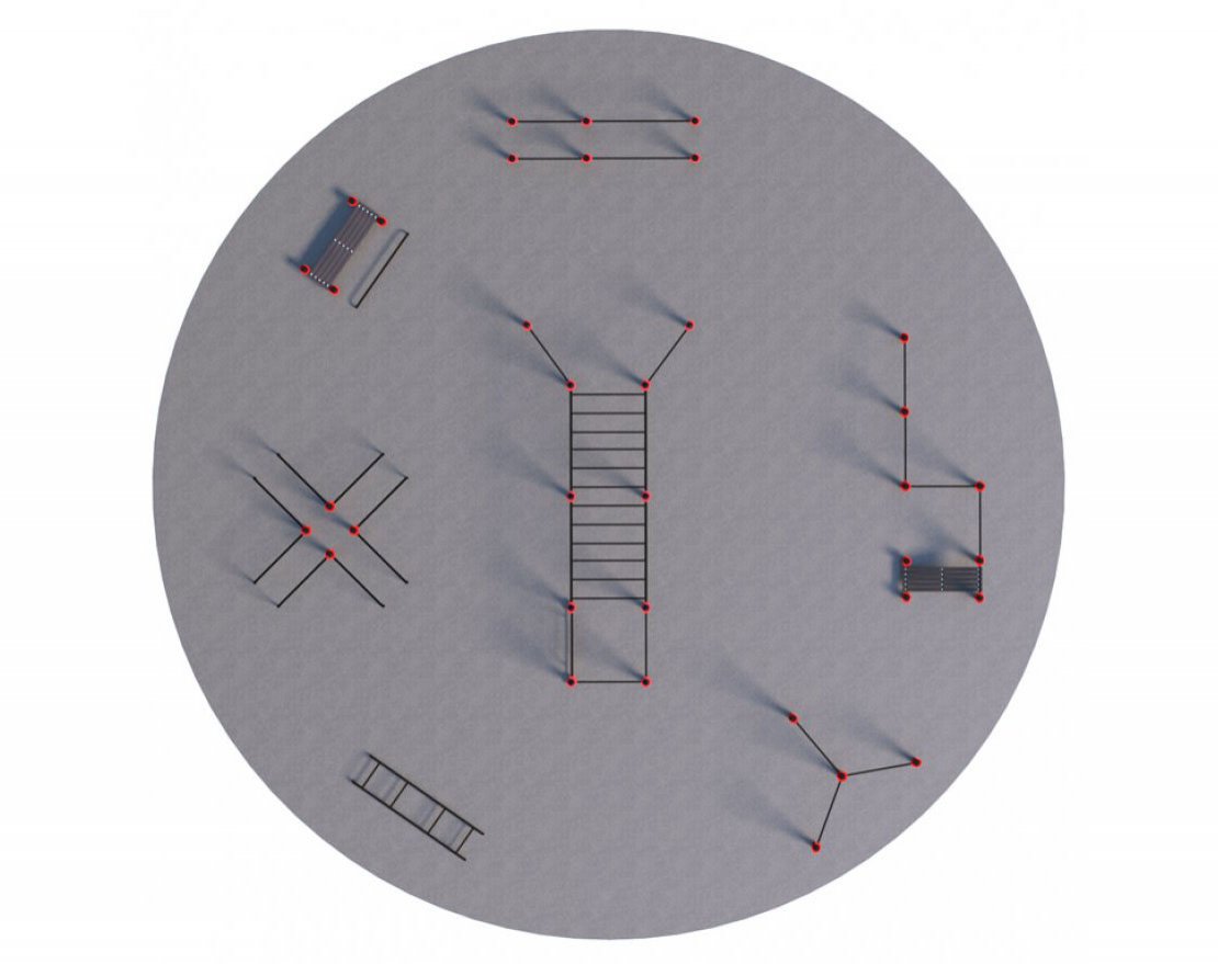 Оборудование для воркаута для Воркаут и ГТО 3-3 (Ø16 м) - вид 2