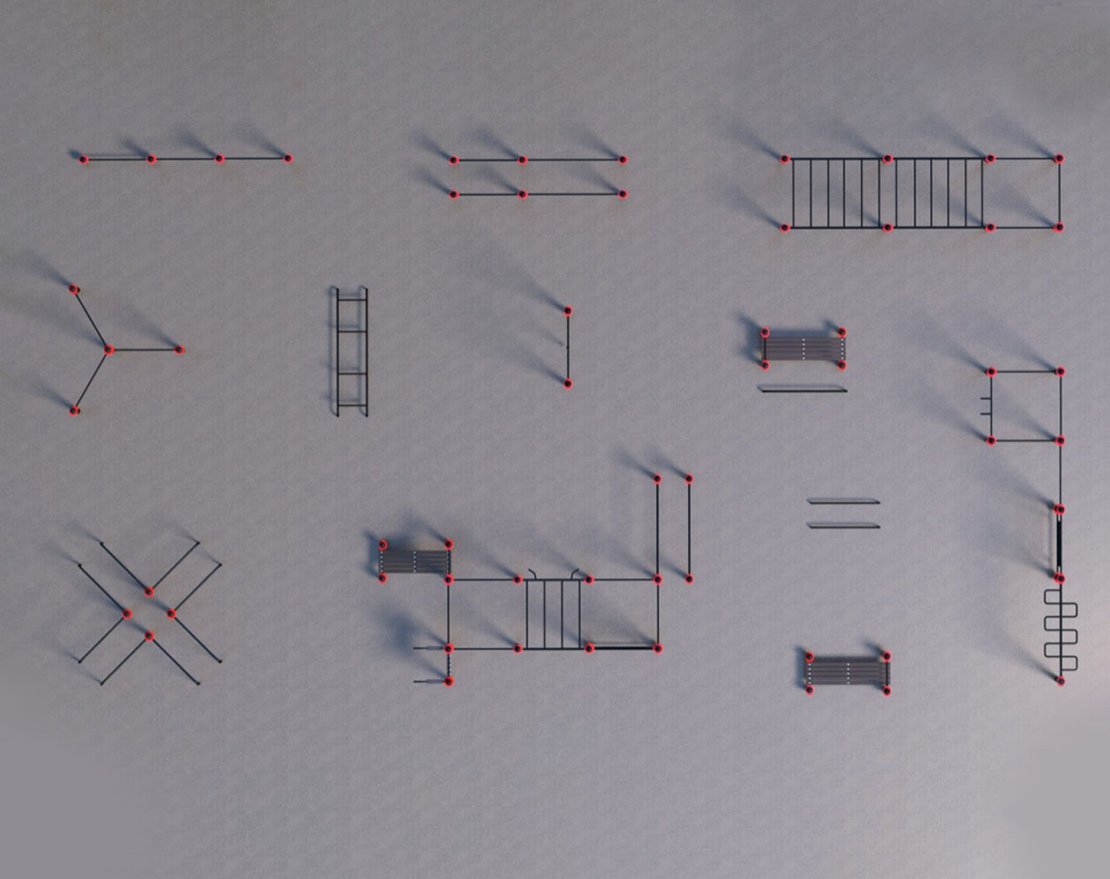 Оборудование для воркаута для Воркаут и ГТО 3-7 (21 х 12 м) - вид 2
