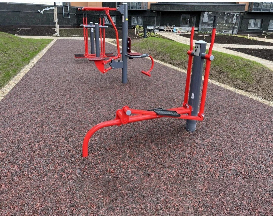 Резиновая мульча TORUDA Rubber mulch с укладкой на подготовленный грунт - вид 0